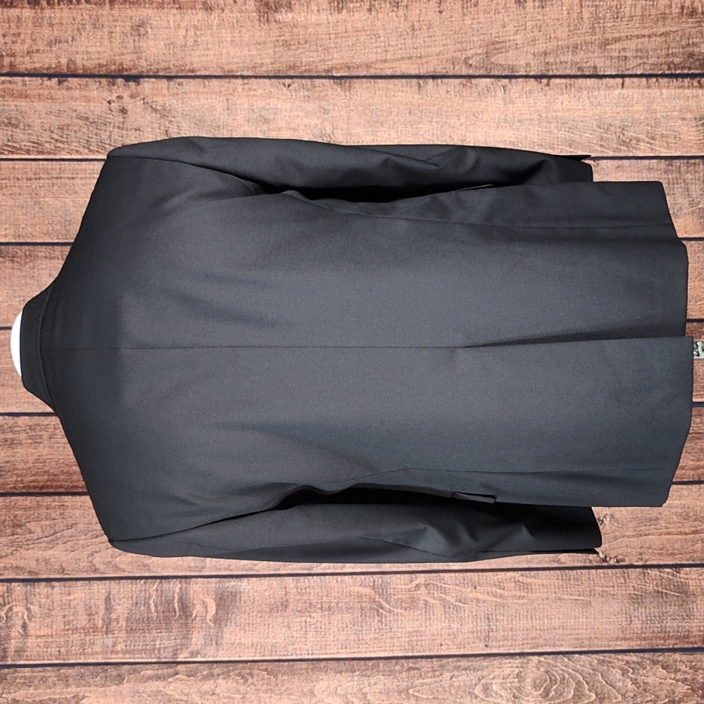 Black Wool Single Breast 2 Button Single Vent Men… - image 2